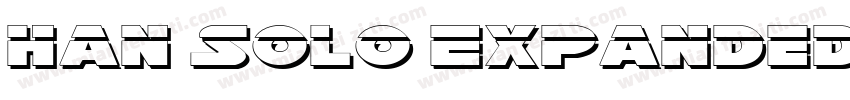Han Solo Expanded Laser字体转换